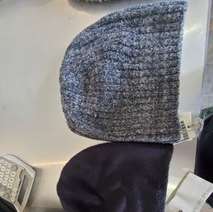 Barefoot Dreams  Indigo Blue ribbed Beanie